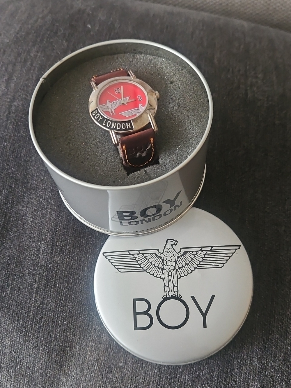 Vintage Boy London Eagle Logo Quartz Watch